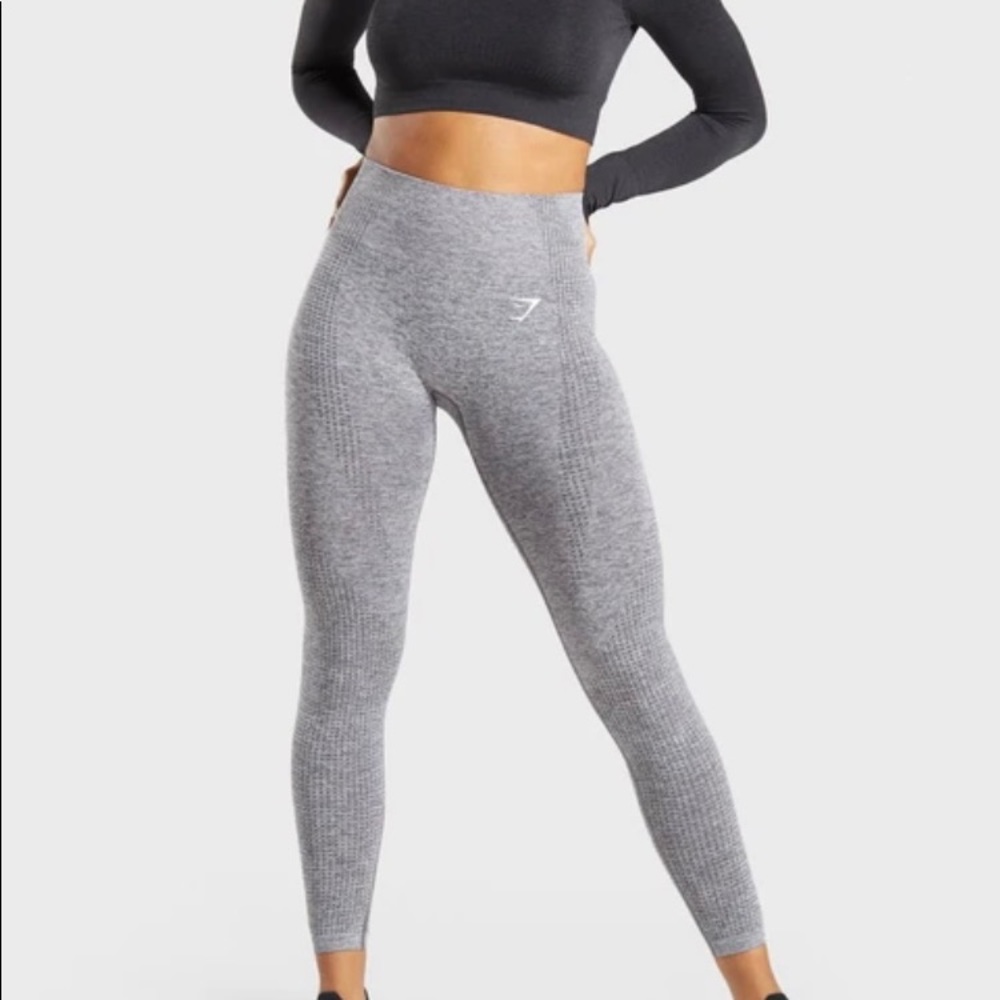 Vital seamless leggings. Smokey grey marl. Lightly worn!!